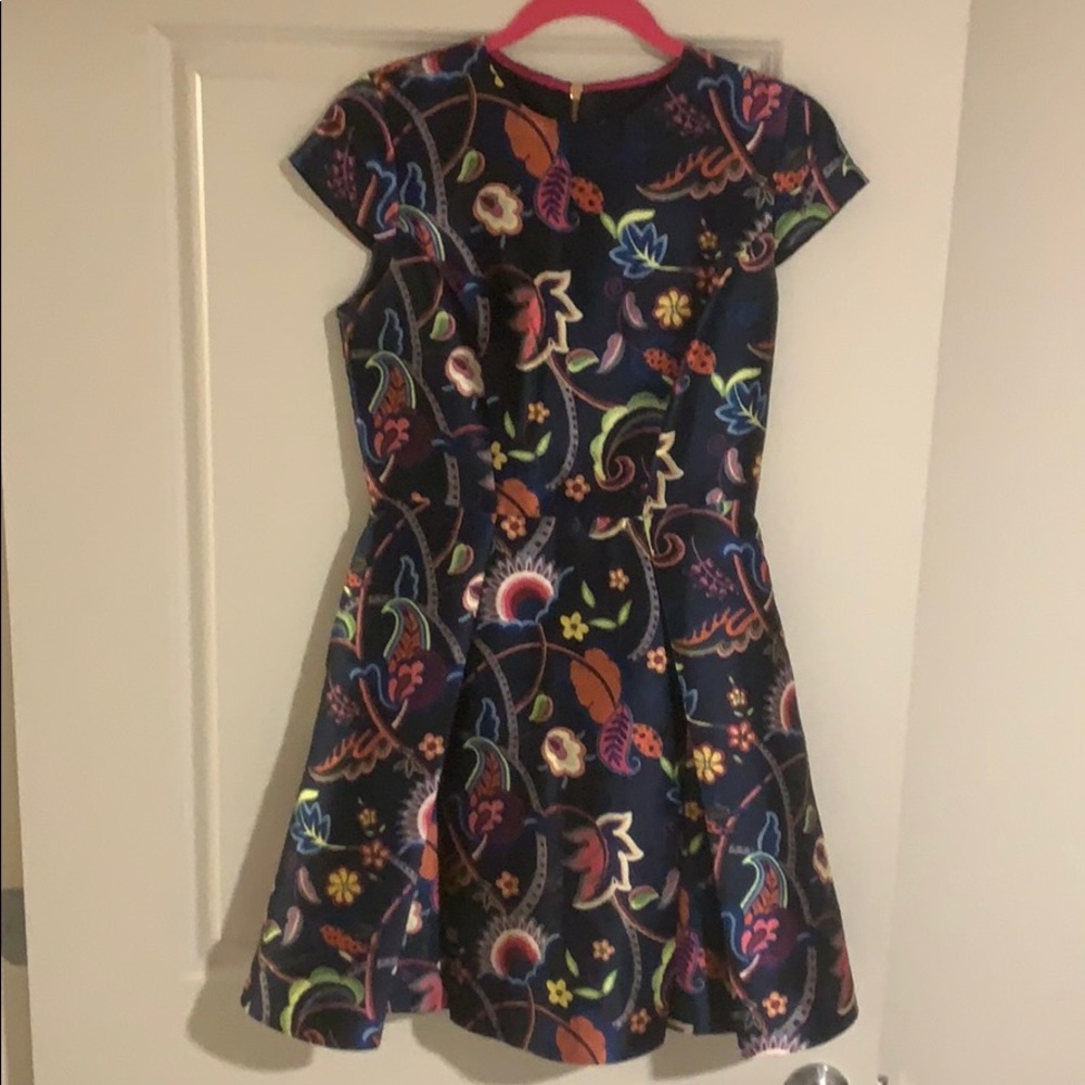 Navy Skater Ted Baker Dress